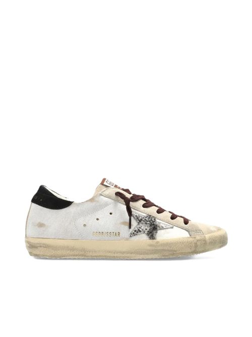 Golden Goose Super-Star animal-print sneakers Golden Goose | GWF00101.F008746.12526WHITE/SEEDPEARL/BLACK